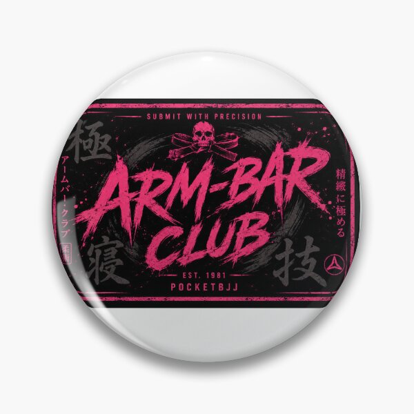 Item preview, ARM-BAR CLUB | BJJ Grappling Sticker designed and sold by POCKETBJJ.