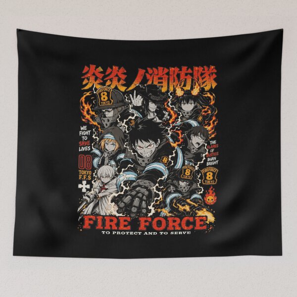 Item preview, Action Anime Firefighter Character designed and sold by honistratton.