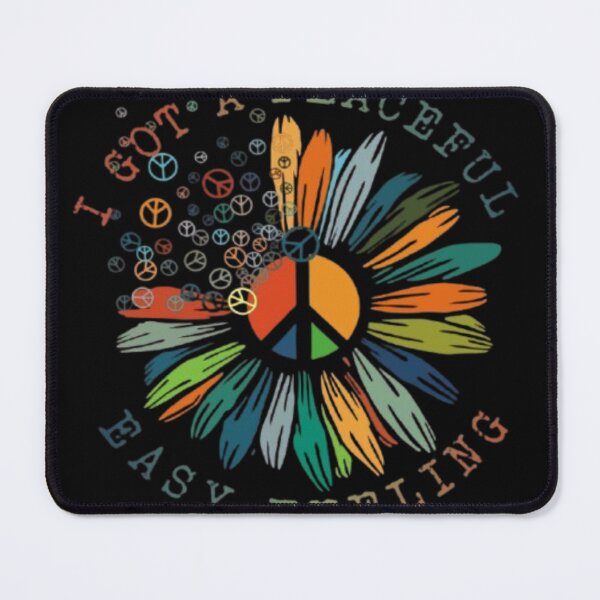 Item preview, Peaceful rainbow flower emblem designed and sold by BlueHillsJanot.