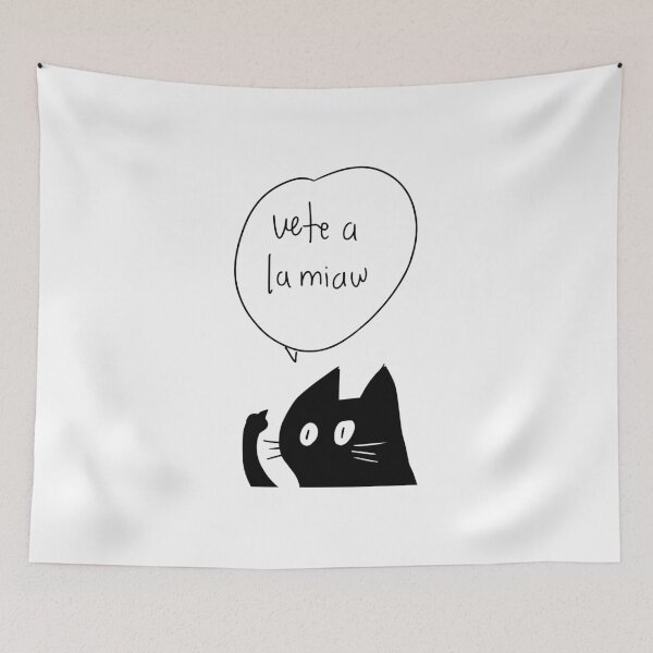 Item preview, Go to Meow - Funny Black Cat Illustration designed and sold by Lino_1906.