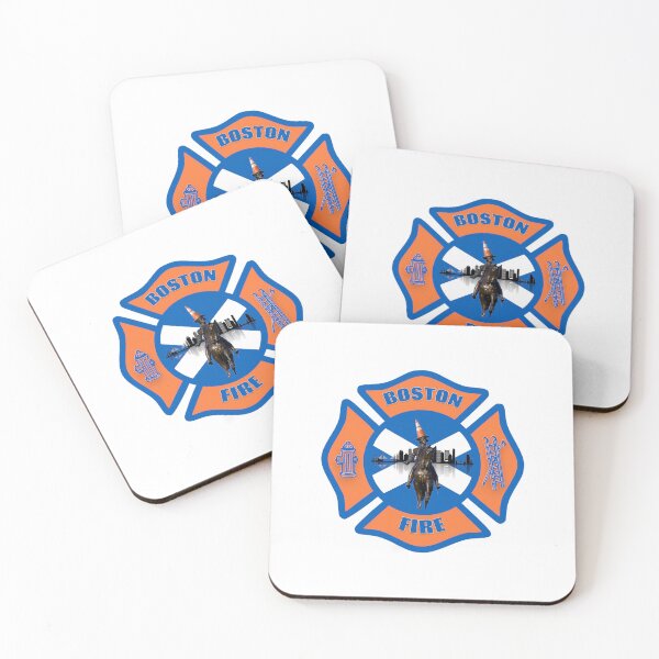 Item preview, BOSTON FIRE - Tartan Army Boston Fire Department Traffic Cone Maltese Cross designed and sold by FireEMSDesigns.