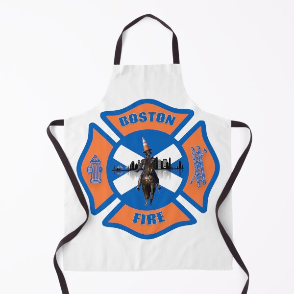 Item preview, BOSTON FIRE - Tartan Army Boston Fire Department Traffic Cone Maltese Cross designed and sold by Bee Bum Designs.