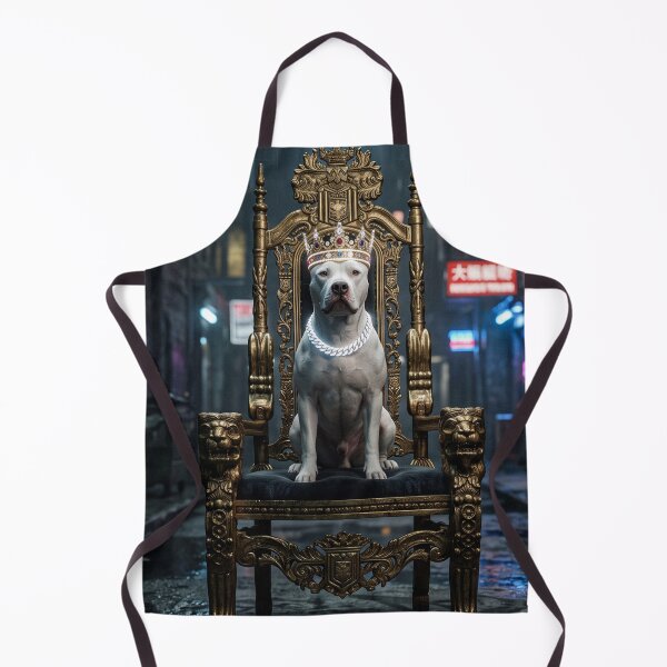 Item preview, Pitbull King on Golden Throne designed and sold by FENOMStudio.