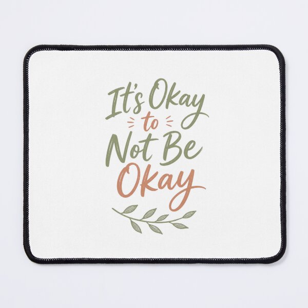 Item preview, It's Okay to Not Be Okay Therapy Core Wall Art designed and sold by Panom Suavichien.