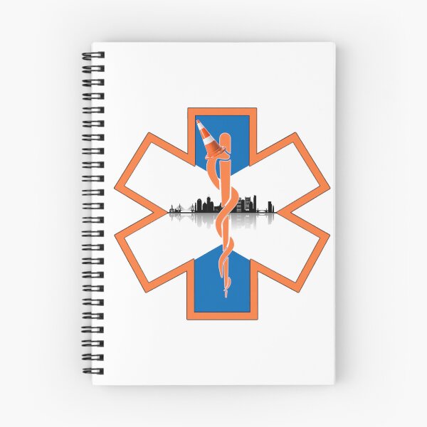Item preview, BOSTON EMS - Tartan Army Caduceus Traffic Cone Star of Life designed and sold by Bee Bum Designs.