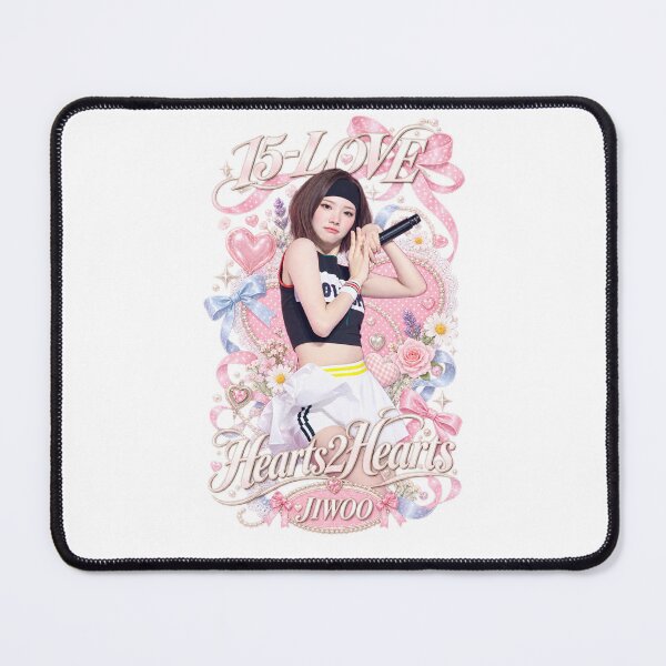 Item preview, Jiwoo Heart Pose Hearts2Hearts Stage Aesthetic Poster | S2U Lovely Charm designed and sold by Valereekmerch.