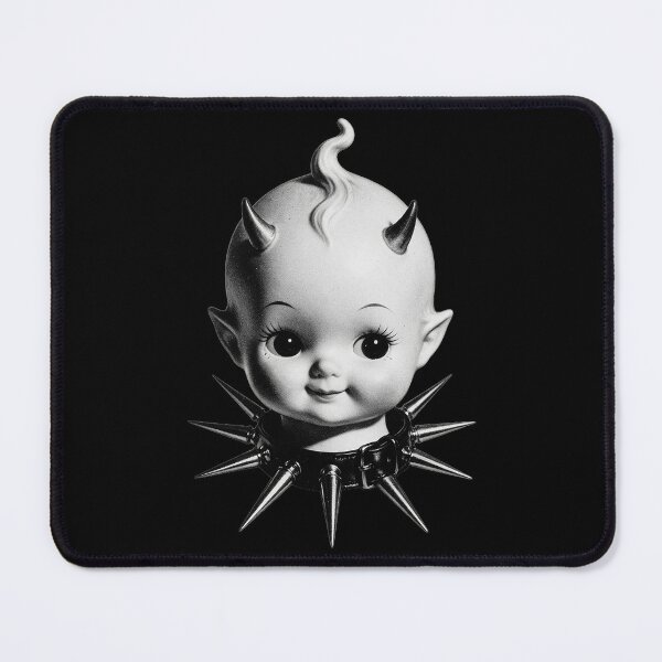 Item preview, Punk Devil Baby Doll Portrait Art designed and sold by The Mellonaire.