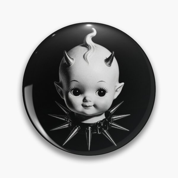 Item preview, Punk Devil Baby Doll Portrait Art designed and sold by The Mellonaire.