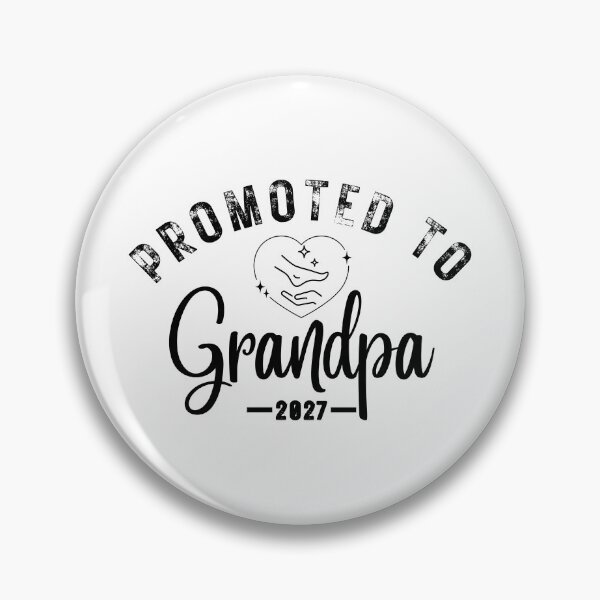 Item preview, Promoted To Grandpa 2027 Vintage Style Gift for First Time Grandpa | New Grandfather Pregnancy Announcement Tee designed and sold by Teetreasure2.