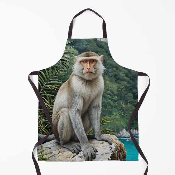 Item preview, WELL, LOOK WHO’S HERE | CRAB-EATING MACAQUE designed and sold by TAMAJAD.