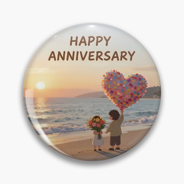 Item preview, Happy Anniversary – Tropical Beach Romance designed and sold by Nomad-Maynard.