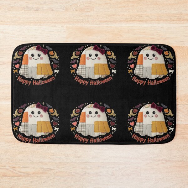 Item preview, Cute Patchwork Ghost Happy Halloween Bow Bat Autumn Fall Aesthetic Gift designed and sold by Zizo-DR44.