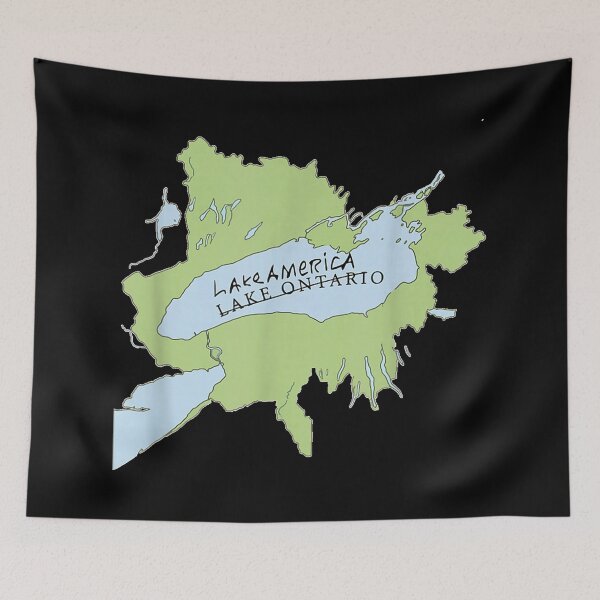 Item preview, Lake America Sign Signing Funny Lake Ontario designed and sold by DienesAngele.
