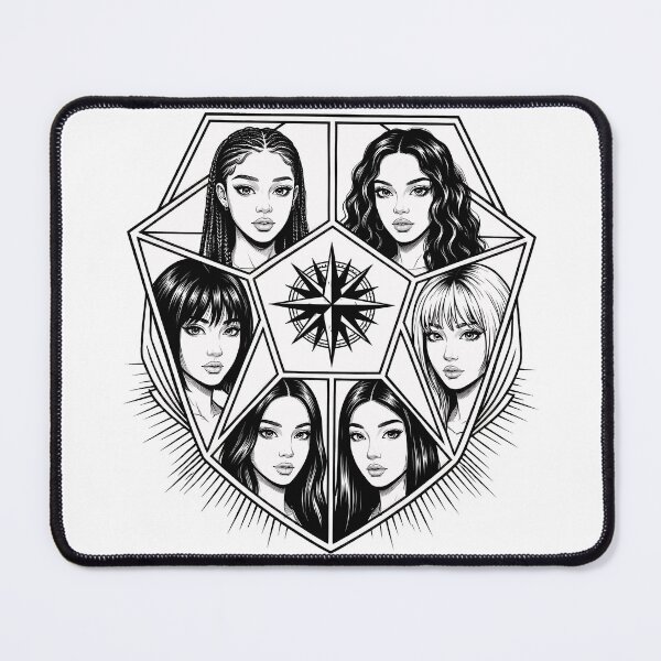 Item preview, Geometric Portrait designed and sold by TurnnerCallagh.
