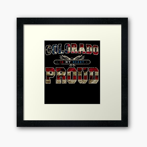 Item preview, Colorado In My Heart Gift Proud Strong Awesome Design America US Flag designed and sold by djpraxis.