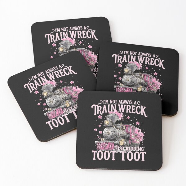 Item preview, Funny Train Wreck Toot Toot Vintage Steam Train designed and sold by burmside48.