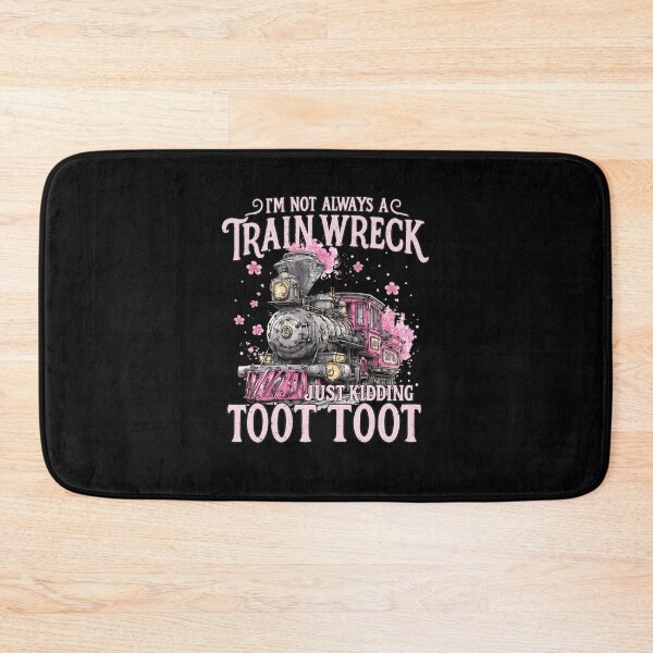 Item preview, Funny Train Wreck Toot Toot Vintage Steam Train designed and sold by burmside48.