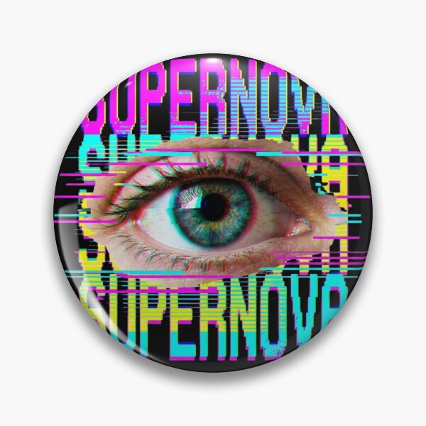Item preview, Aespa Supernova Cyberpop Digital Glitch Graphic designed and sold by kpopbuzzer.