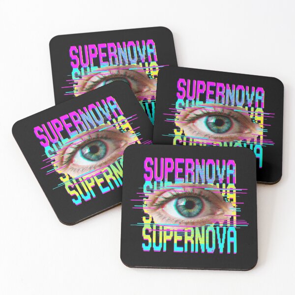 Item preview, Aespa Supernova Cyberpop Digital Glitch Graphic designed and sold by kpopbuzzer.