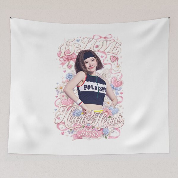 Item preview, Jiwoo Hearts2Hearts Cute Stage Mic Moment Print | Soft Angel Vibes for S2U designed and sold by Valereekmerch.