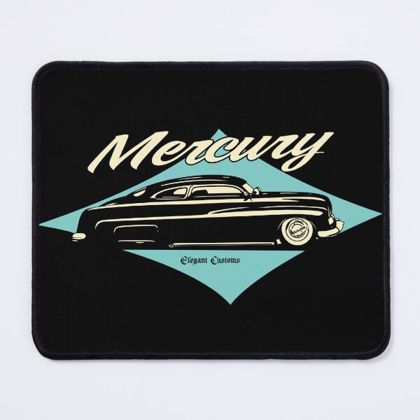 Item preview, 1951 Chopped Mercury with text Lowrider, Kustom, Hot Rod, Muscle Car designed and sold by Elegant Customs.