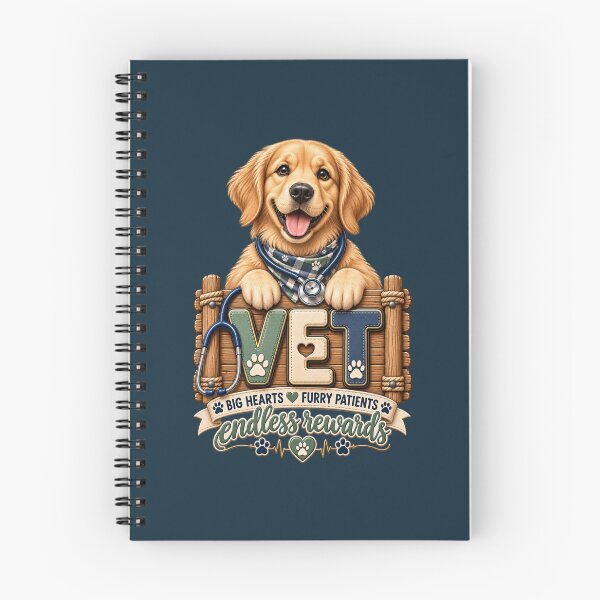 Item preview, Golden Retriever Vet – Big Hearts Furry Patients Veterinary Design designed and sold by HO•Designs.