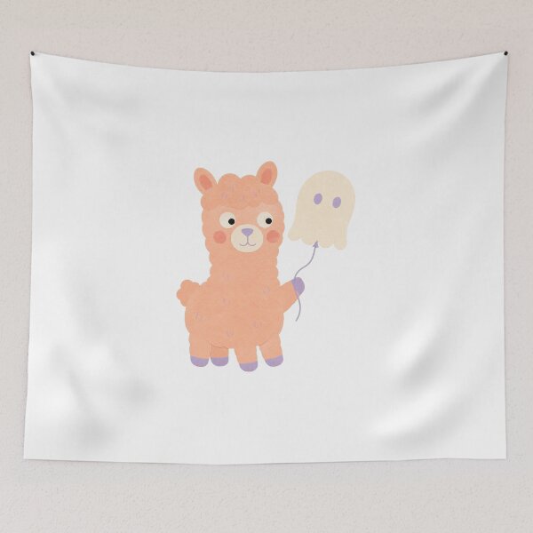 Item preview, Alpaca with a Ghost Balloon designed and sold by The-Art-of-D.