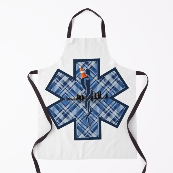 Item preview, BOSTON EMS - Tartan Army Caduceus Traffic Boston Skyline Cone Star of Life designed and sold by Bee Bum Designs.