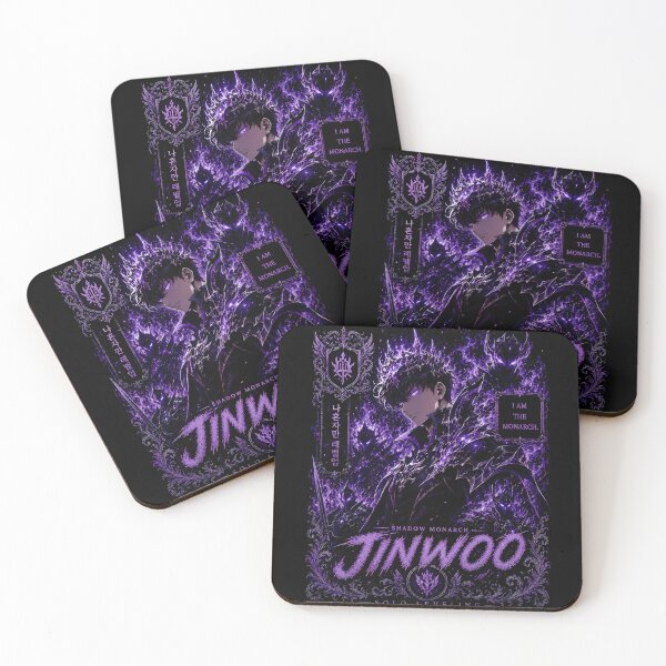 Item preview, Sung Jinwoo Shadow Monarch Purple Flame Art designed and sold by SirLivy.