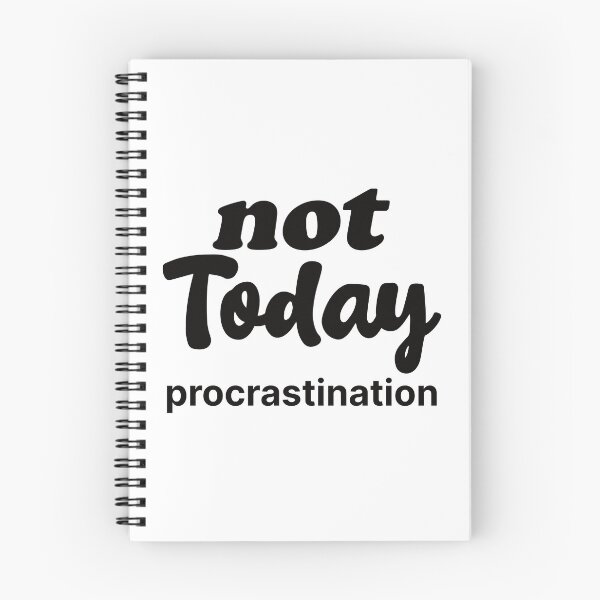 Item preview, not today procrastination designed and sold by the-craft-shop.