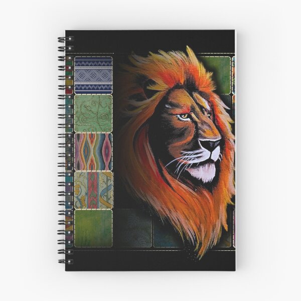 Item preview, Majestic Lion Patchwork Animal Art designed and sold by ArtistsAtticWI.