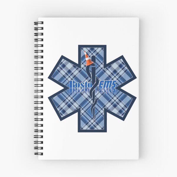 Item preview, BOSTON EMS - Tartan Army Caduceus Traffic Cone Star of Life designed and sold by Bee Bum Designs.
