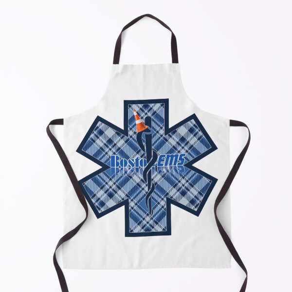 Item preview, BOSTON EMS - Tartan Army Caduceus Traffic Cone Star of Life designed and sold by Bee Bum Designs.