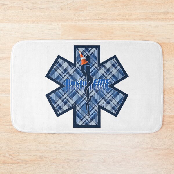 Item preview, BOSTON EMS - Tartan Army Caduceus Traffic Cone Star of Life designed and sold by Bee Bum Designs.