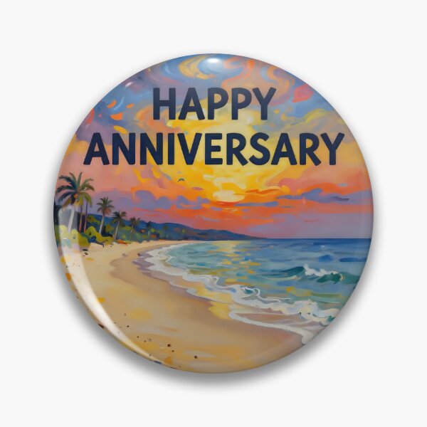 Item preview, Happy Anniversary – Tropical Beach Romance designed and sold by Nomad-Maynard.