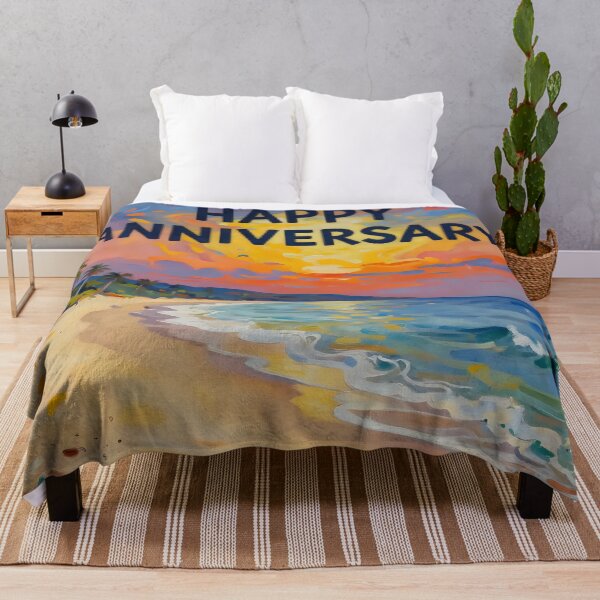 Item preview, Happy Anniversary – Tropical Beach Romance designed and sold by Nomad-Maynard.