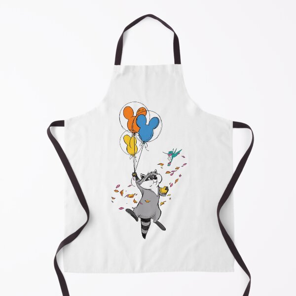 Item preview, Cute Raccoon Balloons Joyful Flight designed and sold by TurnnerCallagh.