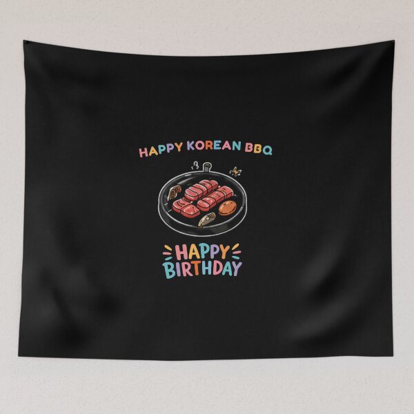 Item preview, Korean BBQ Birthday Shirt, Korean Food Lover Gift, K-Food Birthday Tee, Funny Korean Culture Gift, Korean BBQ Lover Birthday Gift designed and sold by SunAndJune.