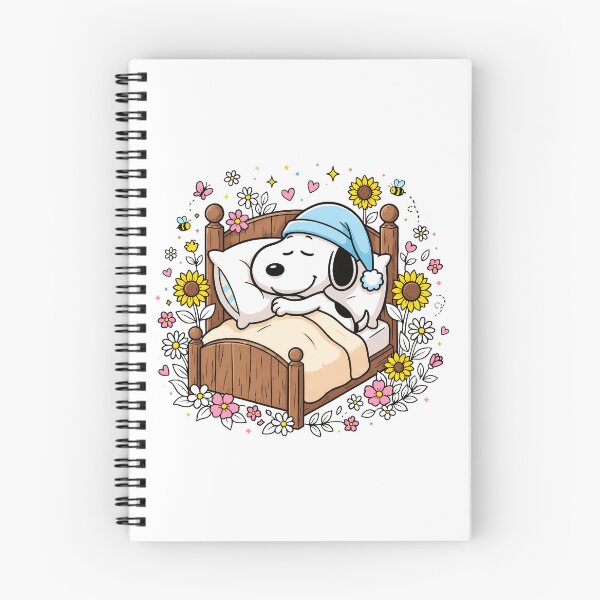 Item preview, Cozy Sleepy Dog in Garden Bed Design designed and sold by BennMataka.