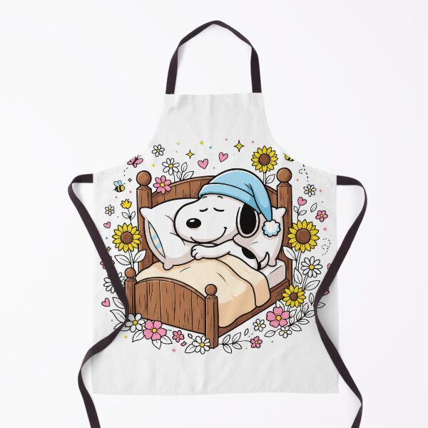 Item preview, Cozy Sleepy Dog in Garden Bed Design designed and sold by BennMataka.