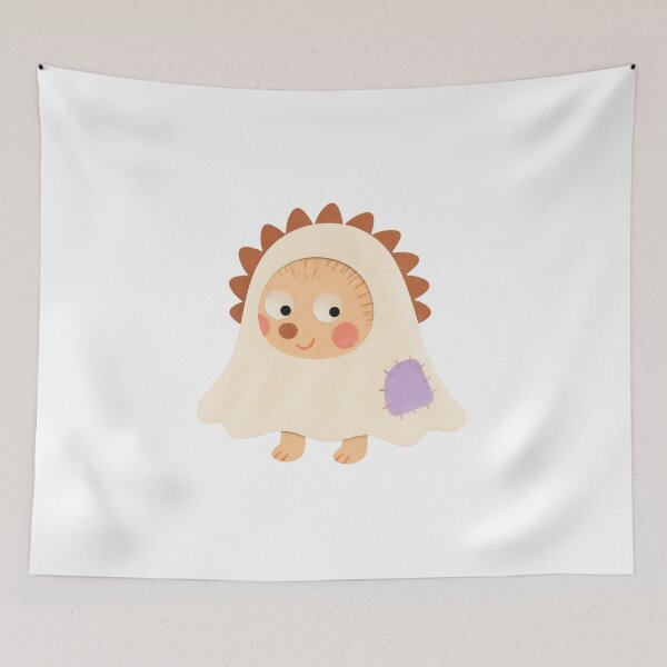 Item preview, Tiny Hedgehog Ghost designed and sold by The-Art-of-D.