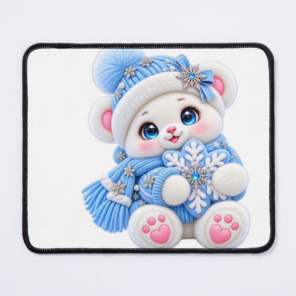 Item preview, Luxury Kawaii Christmas Snow Bear Digital Download designed and sold by Bairwakings.
