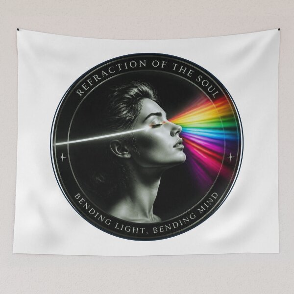 Item preview, Refraction Of The Soul Prism Light Mind Bending Art designed and sold by RDproject.