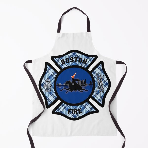 Item preview, BOSTON FIRE - Tartan Army Boston Fire Department Paul Revere Traffic Cone designed and sold by Bee Bum Designs.