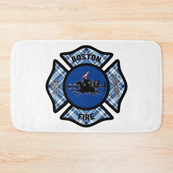 Item preview, BOSTON FIRE - Tartan Army Boston Fire Department Paul Revere Traffic Cone designed and sold by Bee Bum Designs.