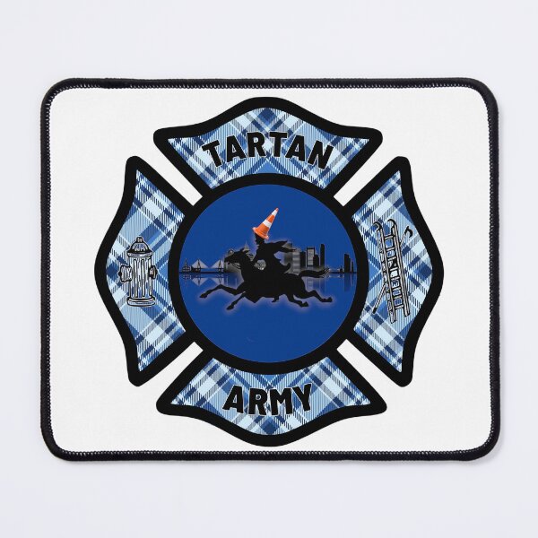 Item preview, TARTAN ARMY - Boston Fire Department Paul Revere Traffic Cone designed and sold by Bee Bum Designs.