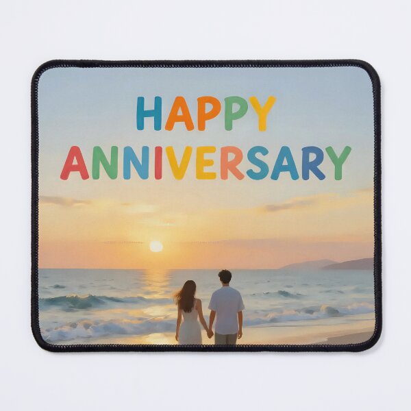 Item preview, Happy Anniversary – Tropical Beach Romance designed and sold by Nomad-Maynard.