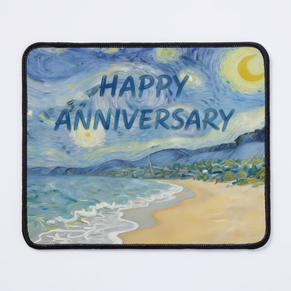 Item preview, Happy Anniversary – Tropical Beach Romance designed and sold by Nomad-Maynard.