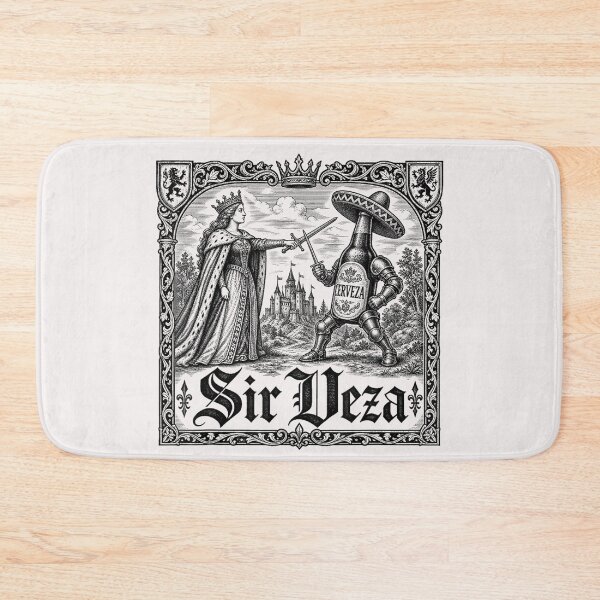 Item preview, Sir Veza Cerveza Beer Drinking Pun Humor designed and sold by BrockmeyeSB.