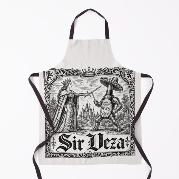 Item preview, Sir Veza Cerveza Beer Drinking Pun Humor designed and sold by BrockmeyeSB.